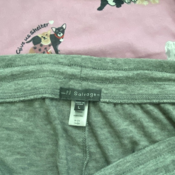 P.J. Salvage Mixed Pink and Gray Lounge Set - Picture 7 of 7